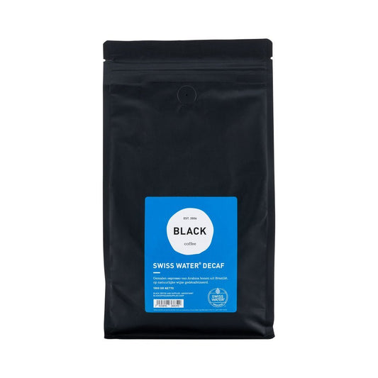 Black label Brazil Swiss decafé (espresso maling) - Black Coffee and Supplies