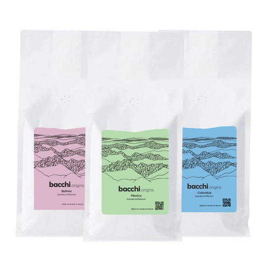 Single origen Colombia, Mexico en Bolivia - Black Coffee and Supplies